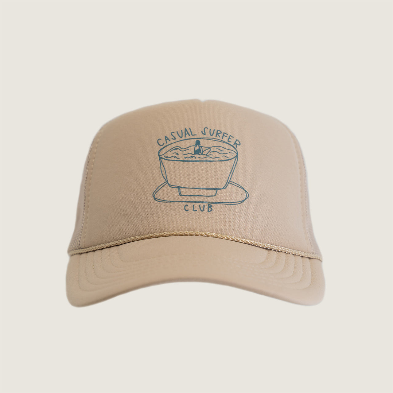 Surfer 'n coffee Trucker - Khaki