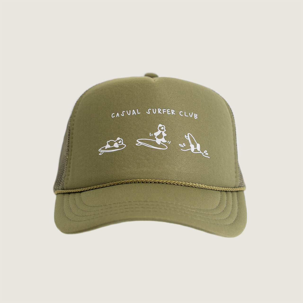 Panda Longboard Trucker - Olive