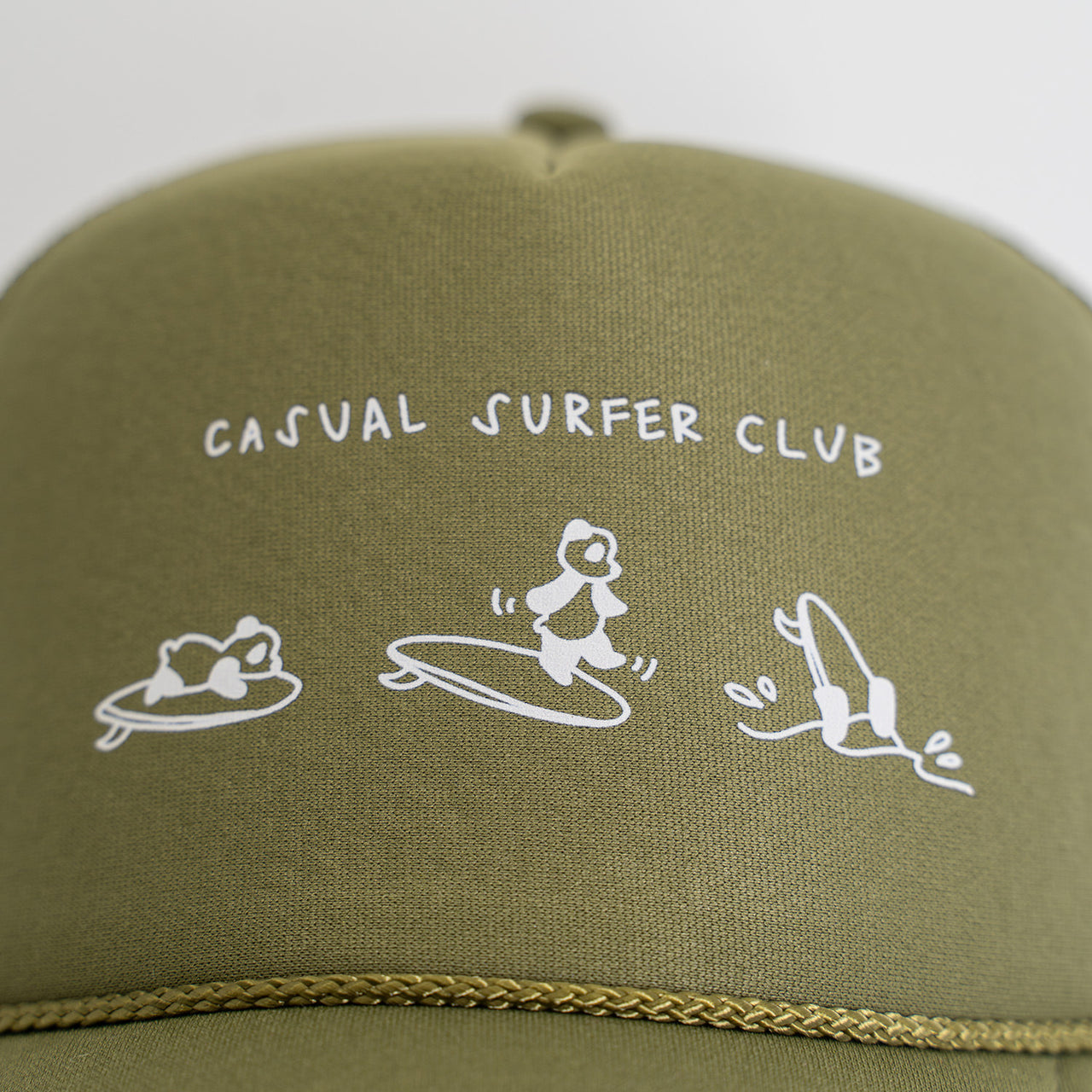 Panda Longboard Trucker - Olive